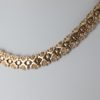 Collier maille plate sculptée