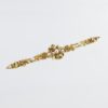 Broche barrette florale 3 perles
