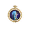 Pendentif portrait de la vierge sur émail de limoges
