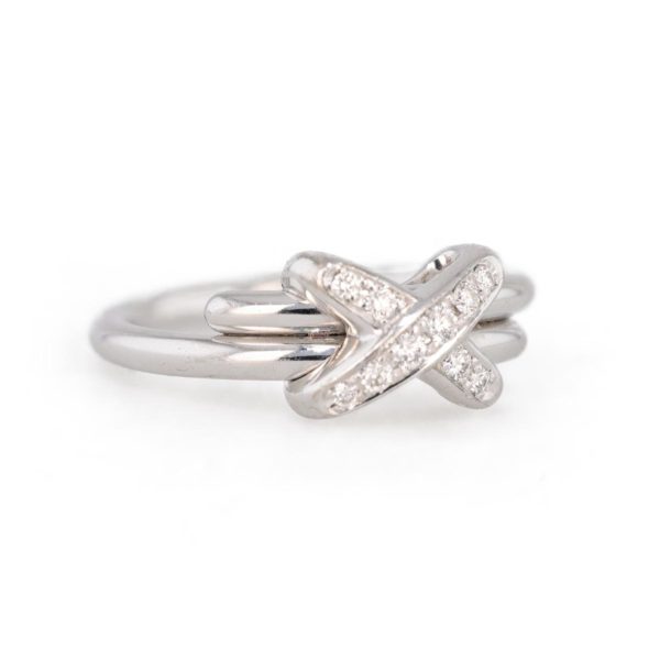 Bague CHAUMET liens pavage diamants