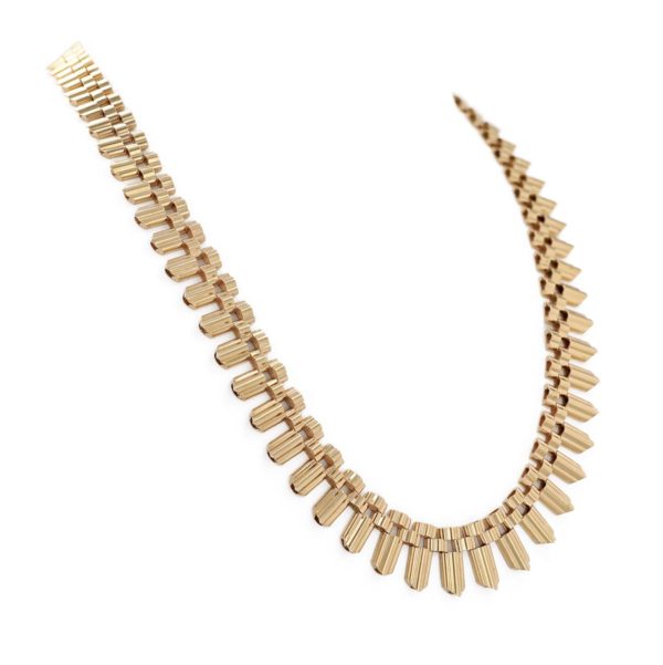 Collier articulé Art Déco en chute