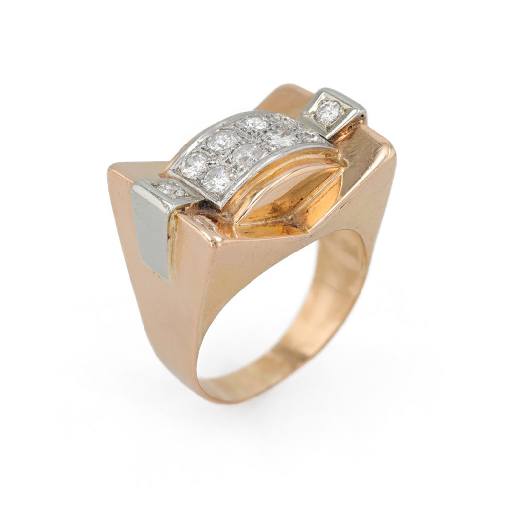 Bague Boule En Argent Massif 925 Avec Pavage Zircon - Taille 53, Style Moderne