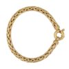 Bracelet occasion maille palmier en or jaune 18 carats