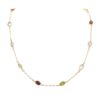 Collier vintage multi-pierres en or jaune 18 carats