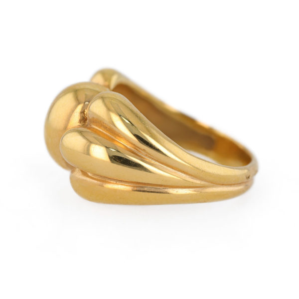 Bague vintage nœud en or jaune 18 carats