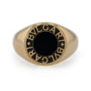 Bague BULGARI Onyx en or jaune 18 carats