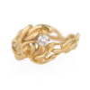 Bague Gilbert Albert diamant en or jaune 18 carats