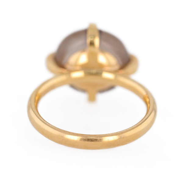 Bague Pomellato Veleno quartz fumée en or jaune 18 carats