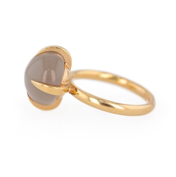 Bague Pomellato Veleno quartz fumée en or jaune 18 carats