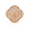 Bague Songe Morgane Bello Quartz aiguille de rutile en or jaune 18 carats