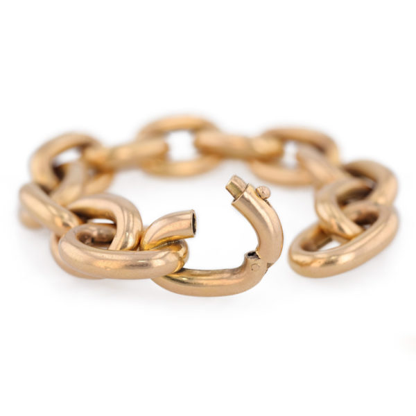 Bracelet maille forçat en or jaune 18 carats Bracelet maille forçat en or jaune 18 carats